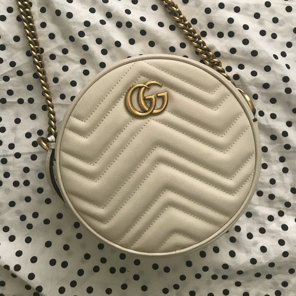 Gucci marmont circle bag GG